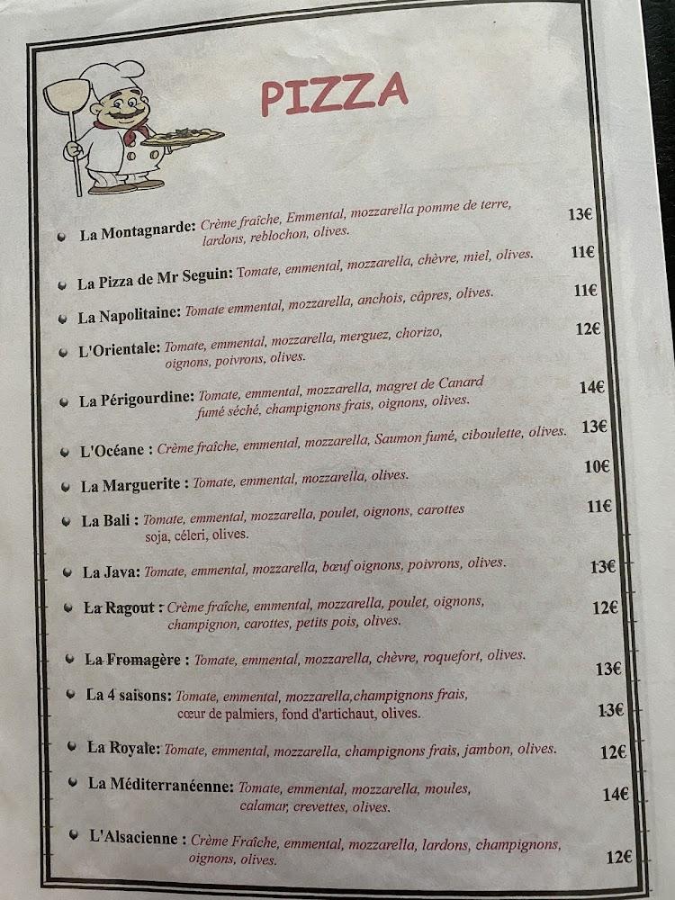 Les jardins de bali - Menu Image 1